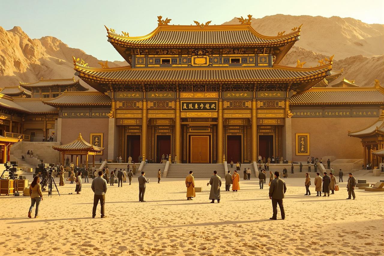 《盛世长歌》剧组赴敦煌取景，再现大唐盛世风华